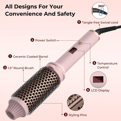 NoirBeauty™ ionic Thermal Brush